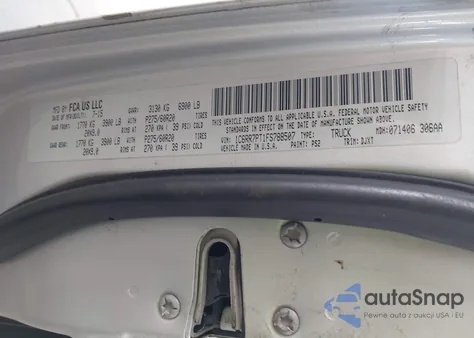 2015 Ram 1500 Laramie Longhorn z USA, uszkodzony, nr VIN 1C6RR7PT1FS788507